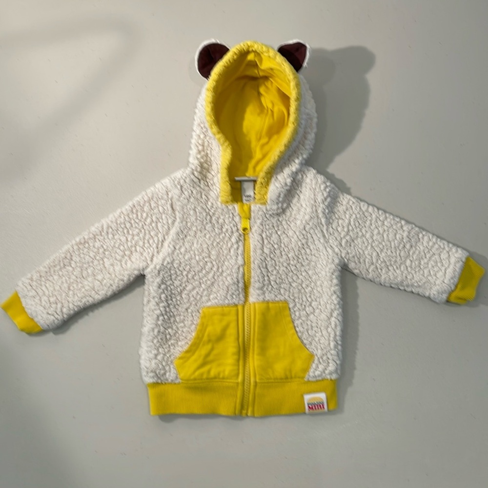 Harajuku Mini for Target Cozy Fuzzy Hooded Jacket w/ Ears 18 Months